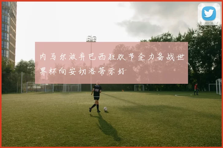 内马尔放弃巴西狂欢节全力备战世界杯向安切洛蒂示好