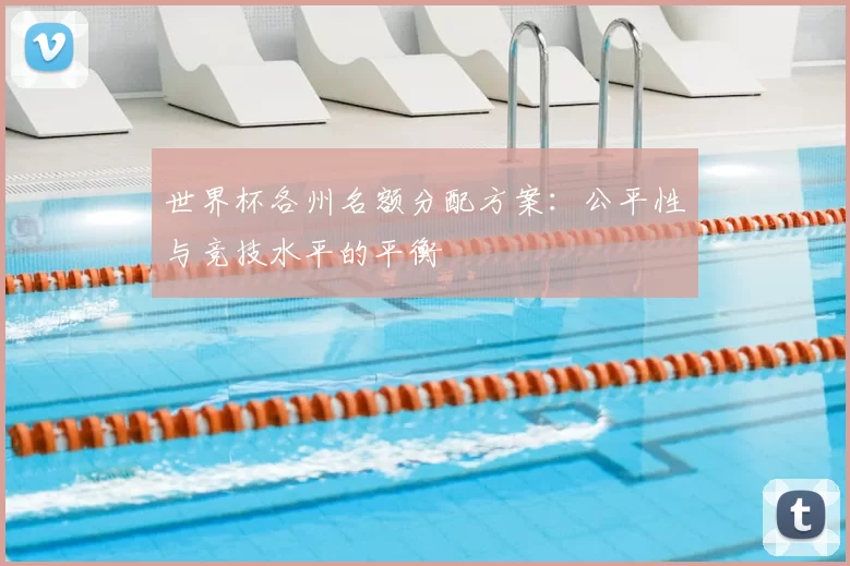 世界杯各州名额分配方案:公平性与竞技水平的平衡