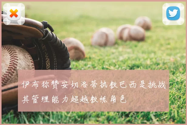 伊布称赞安切洛蒂执教巴西是挑战其管理能力超越教练角色