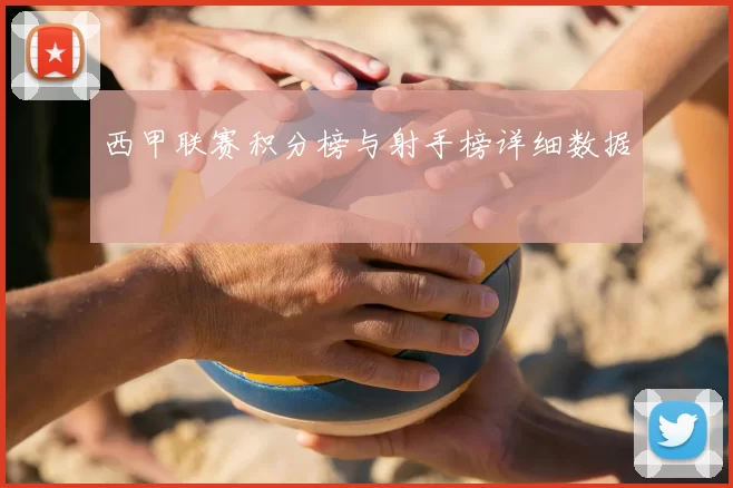 西甲联赛积分榜与射手榜详细数据